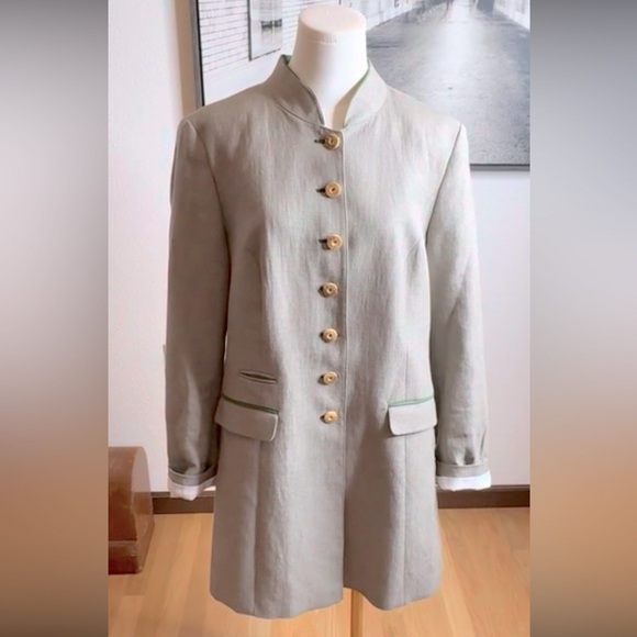 K&K Kaiserjager Linen co Austrian Bavaria Fitted Wool Jacket / Blazer. - Picture 3 of 13